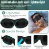 8 Pcs Sleep Eye Mask 3D Contoured Eye Mask Blackout Eye Covers for Sleeping with Adjustable Strap Block Out Light Night Blindfolds Soft Comfy Eye Shade for Women Men (Classic Colors,Medium)