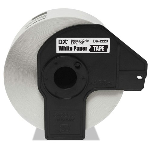 Brother Printer Continuous Length White Paper Tape (DK2223)