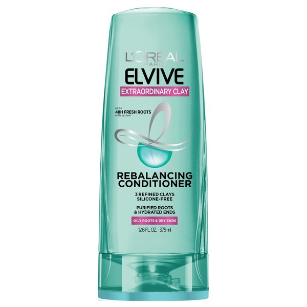 L'Oreal Paris Elvive Extraordinary Clay Rebalancing Conditioner, 12.6 fl; oz; (Packaging May Vary)