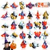 TOANWOD Halloween Party Favors Keychains: Pop Fidget Toys Goodie Bag Fillers Gifts for Kids - Trick Or Treats Basket Stocking Stuffers - Classroom Prizes (24Pcs)