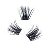 Lash Clusters 72pcs Individual Lashes Wispy Cluster Lashes Reusable Eyelash Clusters DIY Eyelash Extension Soft Individual Lash Extension Supplies (01-0.07D, 16mm)