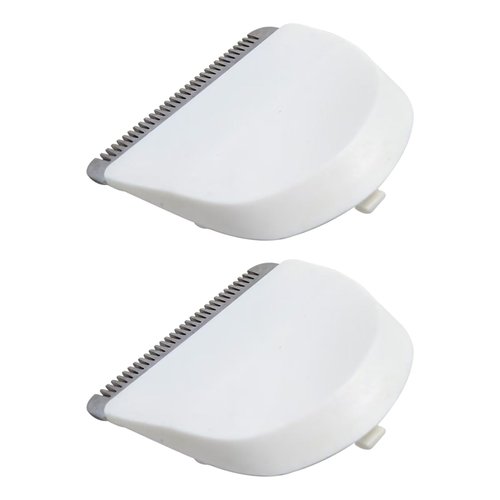 New 2PCs Hair Clipper Trimmer Blades Replacement Compatible for Wahl Peanut 8685, 8655, 8663, 8685-1701,White by Vicue