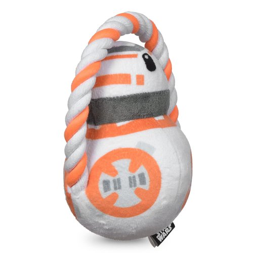 Star Wars for Pets BB8 Rope Ring with Plush Head Dog Toy | BB8 Chew Toy for Dogs | Star Wars Dog Toys, Dog Tug Toys, Tug of War Dog Chew Toys | Gifts for Star Wars Fans, 8 Inch (FF19196)