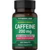 Fitness Labs Caffeine Pills | 200mg | 120 Tablets | with Green Tea Extract | Maximum Strength Supplement | Vegetarian, Non-GMO, Gluten Free