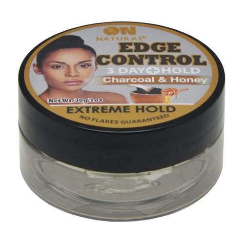 On Natural Edge Control Extreme Hold-Charcoal and Honey (1 oz)