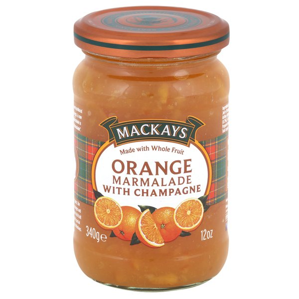 Mackays Orange Marmalade wth Champagne, 12 Ounce