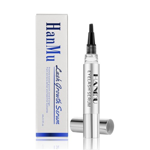 HANMU Lash Serum, For Rapid Enhancement of Eyelash Growth - Fuller, Faster, Longer, Non-Irritating Eyelash Growth Serum and Premium Lash Enhancer-4ml
