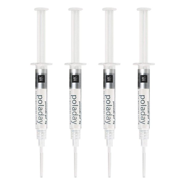 PolaDay Advanced Tooth Whitening System 9.5% Hydrogen Peroxide Gel - Set of 4