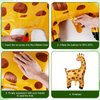 8pcs Jungle Animal Balloons, Safari Animal Balloon Safari Animal Monkey Elephant Zebra Leopard Crocodile Giraffe Lion Balloons Birthday Number Balloons Zoo Party Decoration Supplies (Number 4)