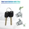X AUTOHAUX Door Lock Cylinder Kit with 2 Keys for Honda CR-V 2002-2006 for Honda Element 2003-2011 Front Left Driver Side Door Lock 72185-S9A-013 72185-S9A-003 72145-S9A-013 72145-S9A-003