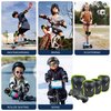 GTSBROS Knee Pads for Kids Knee Pads and Elbow Pads 6 in 1 Protective Gear Set with Wrist Guard for Boys Girls Skateboarding Inline Roller Skating Cycling Scooter…(Green)