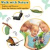 Life Cycle Learning Toys for Kids: Life Science Education Kits with Butterfly, Frog, Chicken, Mantis, Bee, Plants - 25 Pieces Animal Figurines Montessori Toys for Children Age 3 4 5 6 7 8+