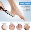 Fu Store Foot Files Callus Remover Stainless Steel Foot Rasp and Dual Sided Foot File Professional Scrubber Pedicure Tools Premium for Foot Care (Pack of 2)