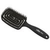 Ibiza Hair Professional Detangling Brush with Boar/Nylon Ball Tip Bristles (Contour Vent), Geometrical Design Contours to the Shape of the Head for Damage Free Detangling, Waterproof, Heat Resistant