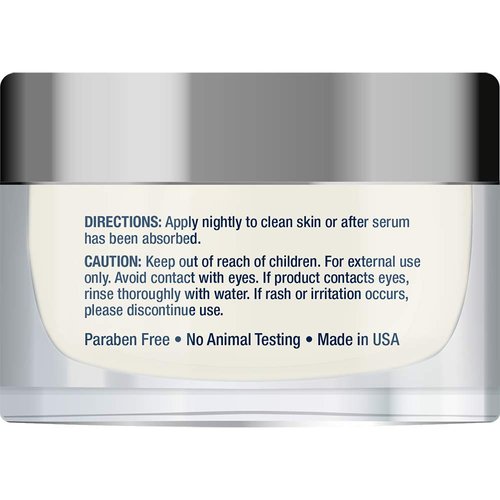 Life Extension Skin Care Collection Night Cream Enhanced Hydration with Melatonin, Rice Bran Ceramides, Retinyl - Deeply Moisturizing Rejuvenation - Paraben-Free, Cruelty-Free - 1.65 oz
