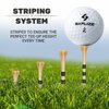 SAPLIZE Bamboo Golf Tees 150 pcs (3-1/4"), Biodegradable Material, More Durable and Stable, Reduce Side Spin and Friction