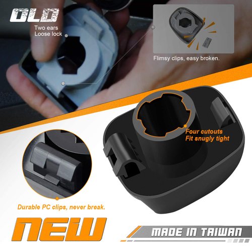 HERCOO LED License Plate Light Lamp White Bulbs Tag Lights Housing Compatible with Frontier Armada Titan Xterra, Suzuki Equator Pickup Truck, Pack of 2