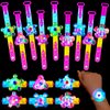 25 Pack Christmas Gifts for Kids Christmas Stockings Stuffers Party Favors for Kids, Light Up Bracelets Birthday Goodie Bag Stuffers for Kids Christmas Classroom Prizes Glow in the Dark Party Supplies