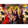 40th Birthday Decorations for Men Women, Black and Gold Party Decorations Kit - Happy Birthday Banner Black and Gold Balloons Confetti Balloons Swirls for 40th Birthday Decorations Party Supplies