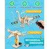 Poraxy Dinosaur Toys, 4 in 1 STEM Kits for Kids Age 8-10, Toys for Ages 8-13, Educational Science Building Projects, 3D Wooden Puzzles Robot Crafts, Gifts for Boys Girls 7 8 9 10 11 12 13 Year Old