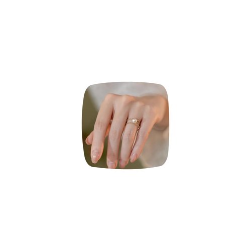 ANYILVTULI Gold Ring Open Ring for Women (pearl)