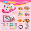 Flooyes Unicorn Friendship Bracelet Making Kit Girls Toys, Ages 4 5 6 7 8 Year Old Girls Birthday Gifts Ideas,Double Storage DIY Jewelry String Maker Supplies,Arts and Crafts for Kids Ages 4-6 6-8 5-7