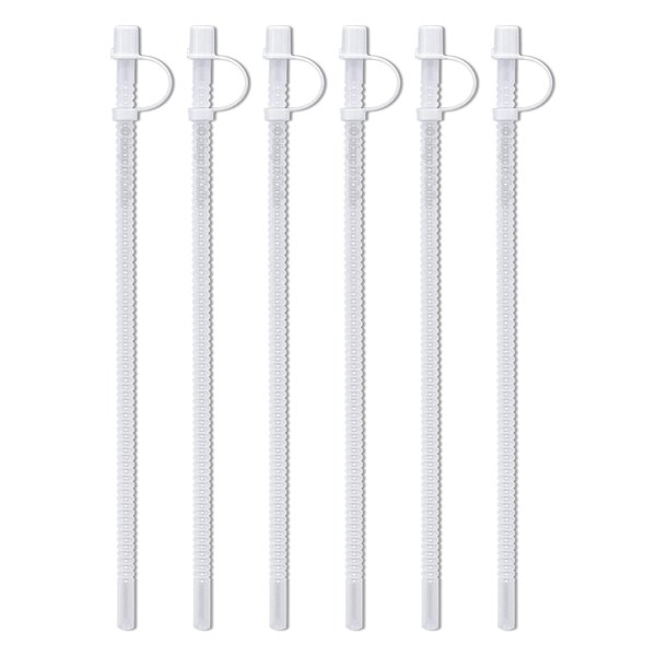 15" Flexible Straws for Jumbo Mugs (6)