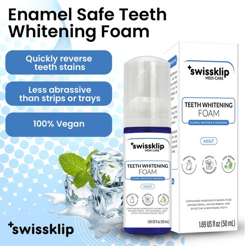 Swissklip Foam Toothpaste Also a Teeth Whitener in The Market I We Offer Best Teeth Whitening Products for Professional Teeth Whitening Kit I Best Teeth Whitener 4 U