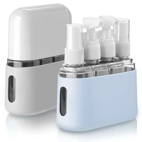 Madenia 8 Pack Travel Bottles Set for Toiletries, TSA Approved Travel Containers, Leak Proof Travel Size Accessories, Perfect for Business or Personal Travel Use