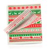 Patelai 120 Sheets Christmas Wax Paper Sheets Red Green Christmas Dry Wax Paper Sheets Food Candy Cookie Sandwich Wrap Paper Waterproof Greaseproof Picnic Basket Liners for Kitchen Handmade Food