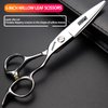 6/7/7.5/8/9-inch professional hair clipper set, stainless steel sharp hair clippers, hairdresser specific scissors (6 in-4pc)