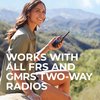 Midland GXT1000AZ GMRS Two-Way Radio (50-Channel, Long Range, 142 Privacy Codes, SOS, NOAA, Rechargeable Nickle Battery, Black/Silver, Single Pack)