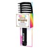 TouchDown Paddle Brush Flexible Bristle Wet or Dry Damp Styling Hair Brush Add Volume Detangle and Smooth (Black)