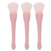 3PCS Double Head Mask Brush, Mask Beauty Body Cream Applicator Tool Flexible Soft Silicone DIY Face Mask Applicator, for Mud Clay Mask Body Lotion