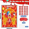 Carnival Circus Theme Party Games Pin The Nose On The Clown Game Birthday Party Game Circus Pin Game and Activities for Boys Girls Circus Theme Party Supplies Decorations Indoor Outdoor