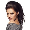 Mia e-Pony, Elongated Ponytail Holder, Modernized Banana Clip, Top Opens for a Hollywood Hairstyle for Women, Teens, Hair Stylists - Black
