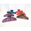 Generic Hair claw clips with crystals (Primary color: Pink), 1 Count (Pack of 1)