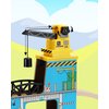 SainSmart Jr. Wooden Train Set Accessories, Magnetic Rotary Crane Set with Track for Kids Compatible with Thomas, Brio, Chuggington, Melissa and Doug
