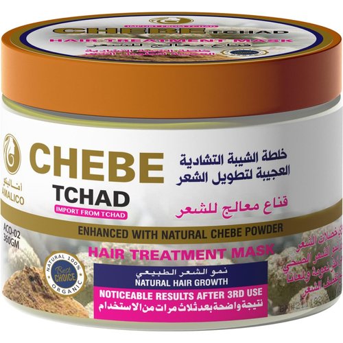 Hair Treatment Mask with Chebe Powder - Natural Hair Growth and Repair Formula - Moisturizing Mas...