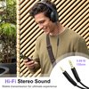Replacement Audio Cable for Bose Headphones Cord Wire 3.5mm to 2.5mm Compatible with Bose 700 Quietcomfort 25 QC25 35 QC35 QC35II 45 QC45 JBL Tune 710BT 660NC 760NC with in-line Mic & Volume Control