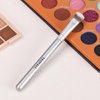 TEOYALL Under-Eye Concealer Brush, Small Flat Angled Synthetic Bristles Flawless Coverage Multitask Brush with Liquid Cream Powder