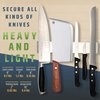Premium Stainless Steel Magnetic Knife Holder for Wall - 10 Inch Professional Magnetic Knife Strip - Space-Saving Knife Rack/Knife Bar With Powerful Magnetic Pull Force (Upgraded Version)