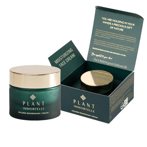Nourishing Face Cream for Women - Rich Anti-Aging Facial Moisturizer with Organic Ingredients & Pure Helichrysum Italicum Oil, Hydrating Face Cream for Radiant Skin, Excellent Skincare for Tired Skin
