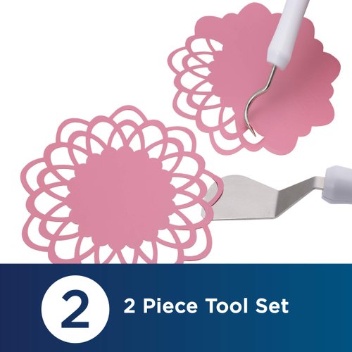 Brother ScanNCut Spatula and Hook Set CASPHK1, 2-Piece Accessory Set, Essential Tools for Weeding Vinyl Decals, Lifting Paper Cutouts and More