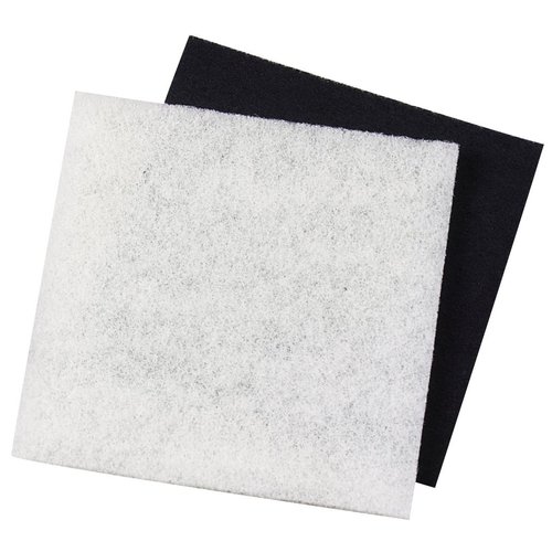 Pondmaster Danner 12202 Carbon and Coarse Pad Replacement Filter, Black, 12"x 12"