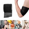 Tattoo Grip Cover Wrap - Yuelong 24pcs 2” x 5 Yards Black Disposable Cohesive Tattoo Grip Tape Wrap Elastic Bandage Rolls Self-Adherent Tape for Tattoo Machine Grip Tube Accessories, Sports Tape