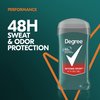 Degree Men Original Aluminum Free Deodorant for Men, 48-Hour Odor Protection, Intense Sport, 3 Ounce (Pack of 6)
