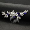 Bridal Wedding Crystal Hair Comb, Handmade Rhinestone Hair Clips Bridal Headpiece Sparkly Crystal Hair Pin Side Combs Hair Accessorie for Women Girls