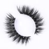 Miss Kiss 1 Pair Lashes 3D Mink Lash Spike Natural Look Eye Lashes Soft Fluffy False Lash Cat Eye Fake Eyelashes Wispy Handmade Eyelash Strips Pack 12 MM