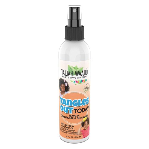 Taliah Waajid for Children Tangles Out Today Leave-in Conditioner | Detangler for Kids with Kinky, Wavy & Natural Hair | Repairs Damage & Breakage – 8 oz (U048)